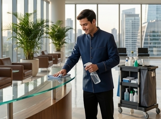 Operario de Limpieza en Oficina Corporativa y Hotelería